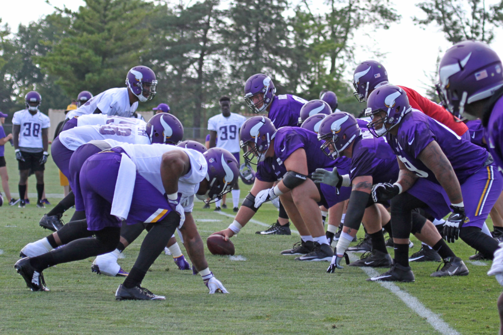 Vikings Training Camp A Look at OLDL Camp Battles Zone Coverage